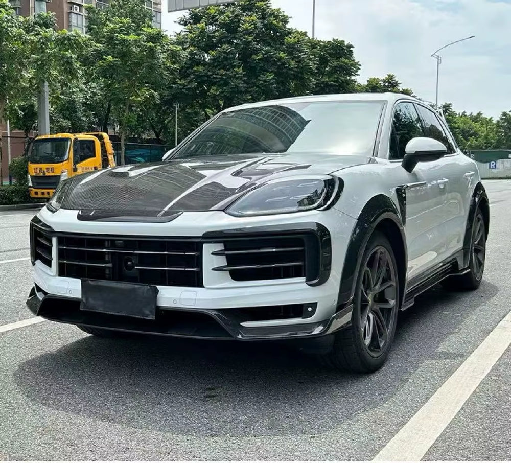 MSY Style Dry Carbon Fibrebody Kit for Porsche Cayenne 2024+ Front Lip Skirt Rear Diffuser Spoiler Hood