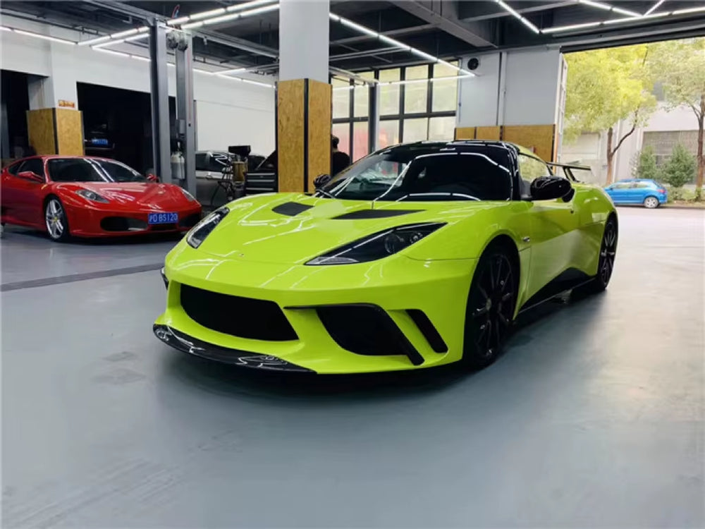 GTE Style Body Kit for Lotus Evora S Front and Rear Bumper Side Skirt Spoiler Diffuser Body Kit