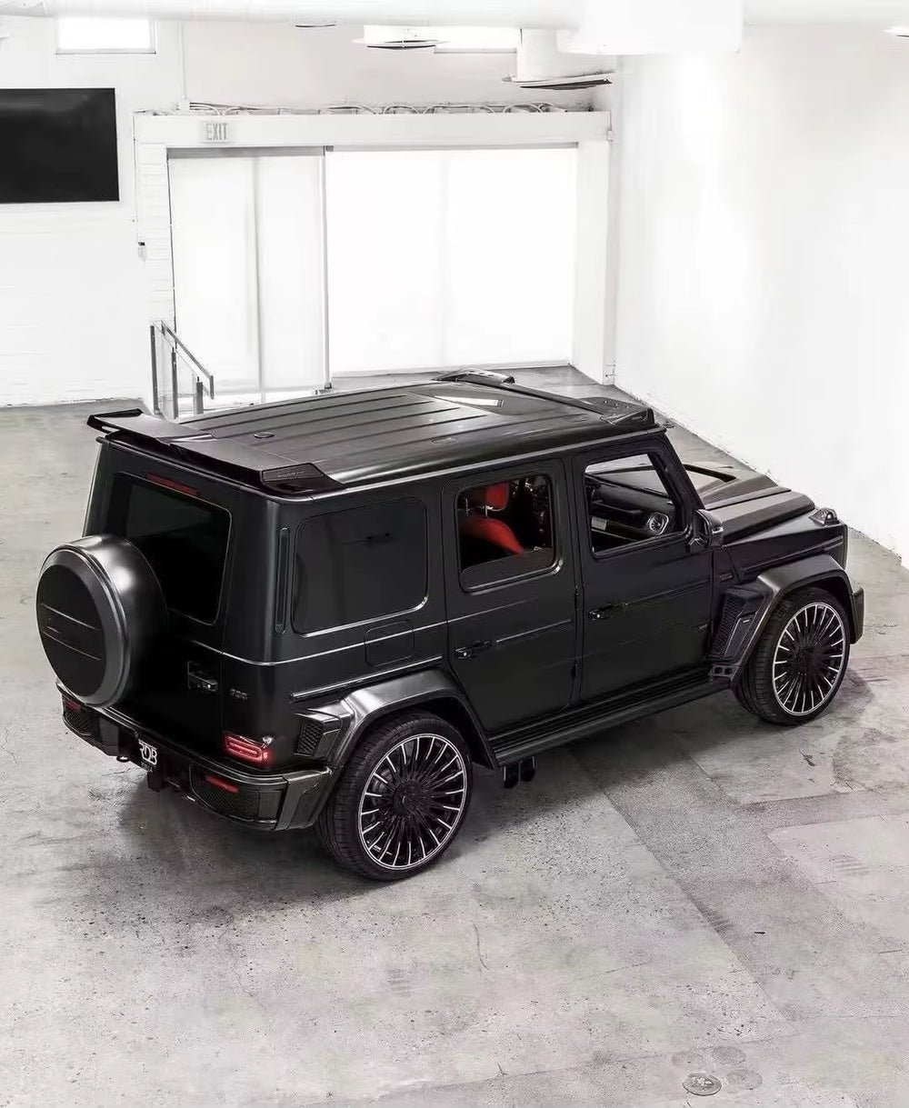 Upgrade W464 G63 Body Kit G800 Dry Carbon Fiber Bodykit for Mercedes-Benz G Class W465 G500 Hood Bumper Spoiler