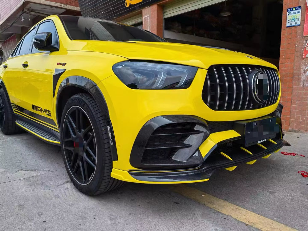 Larte Style Carbon Fiber Body Kit for Mercedes Bens Gle Class Coupe C167 Front Rear Lip Diffuser Spoiler Auto Parts