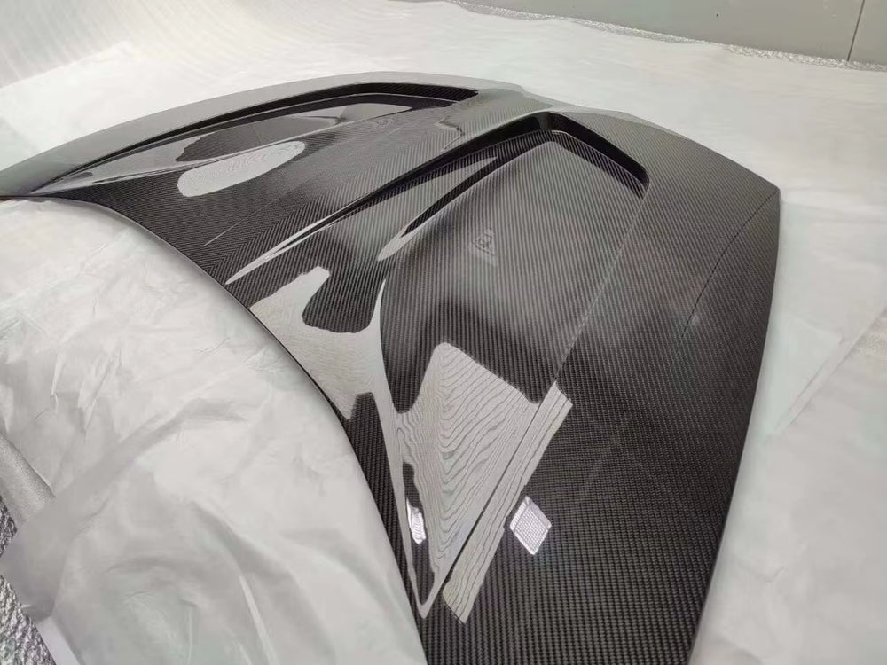 High Quality Dry Carbon Fiber PK Style Hood for Lamborghini Huracan Lp580 Lp610 Evo Engine Cover