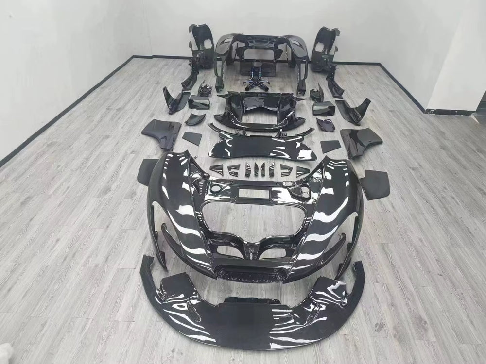 Carbon Fiber Body Kit for Mclaren P1 Body Kit GTR Style Front and Rear Bumper Spoilers