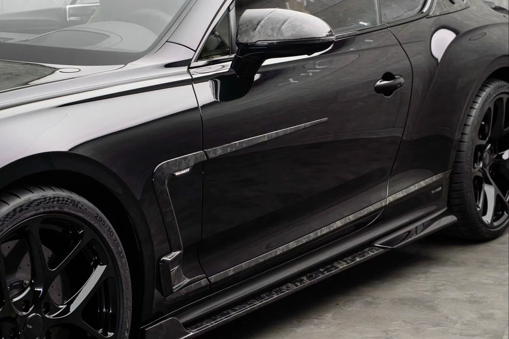 For Bentley Continental GT Upgrade Msy Dry Carbon Fiber Front Lip Skirt Rear Diffuser Spoiler Hood Mirror Shell Body Kit