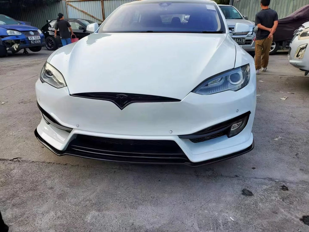 Carbon Fiber Body Kit for Tesla Model S Pd Style Front Rear Bumper Car Parts for Body Kit