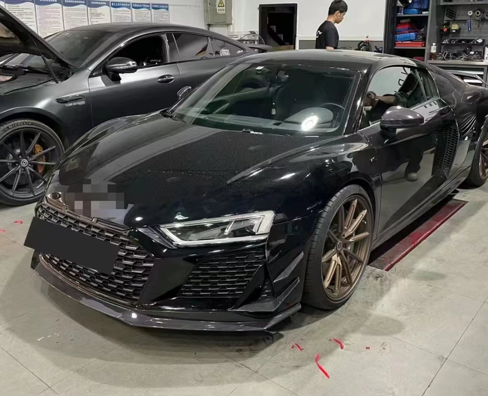 RD Style Dry Carbon Fiber for Audi R8 Body Kit 2022 New R8 Front and Rear Bumper Front Lip Spoiler Body Kit