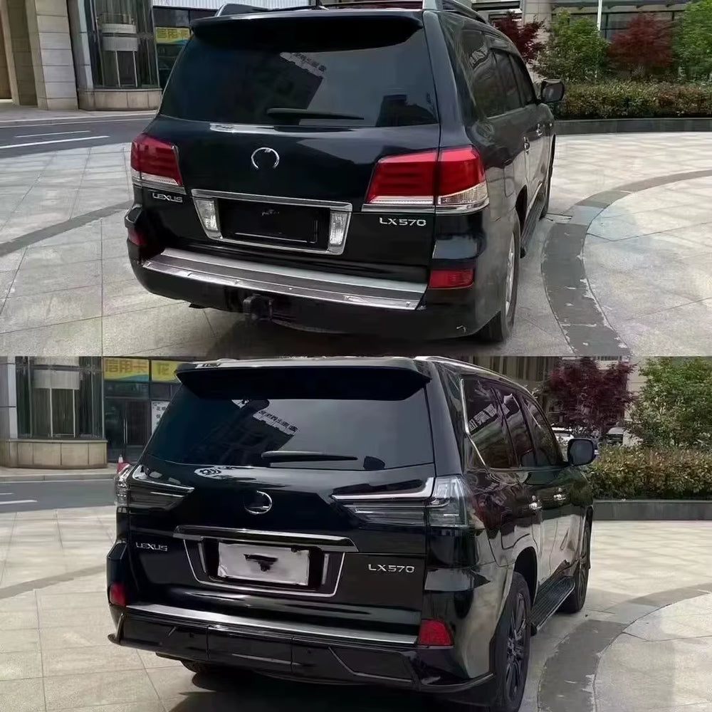 Car Bumpers for Lexus LX570 2008-2015 Upgrade 2020 Bodykit Front and Rear Bumper Grills Headlights Taillights