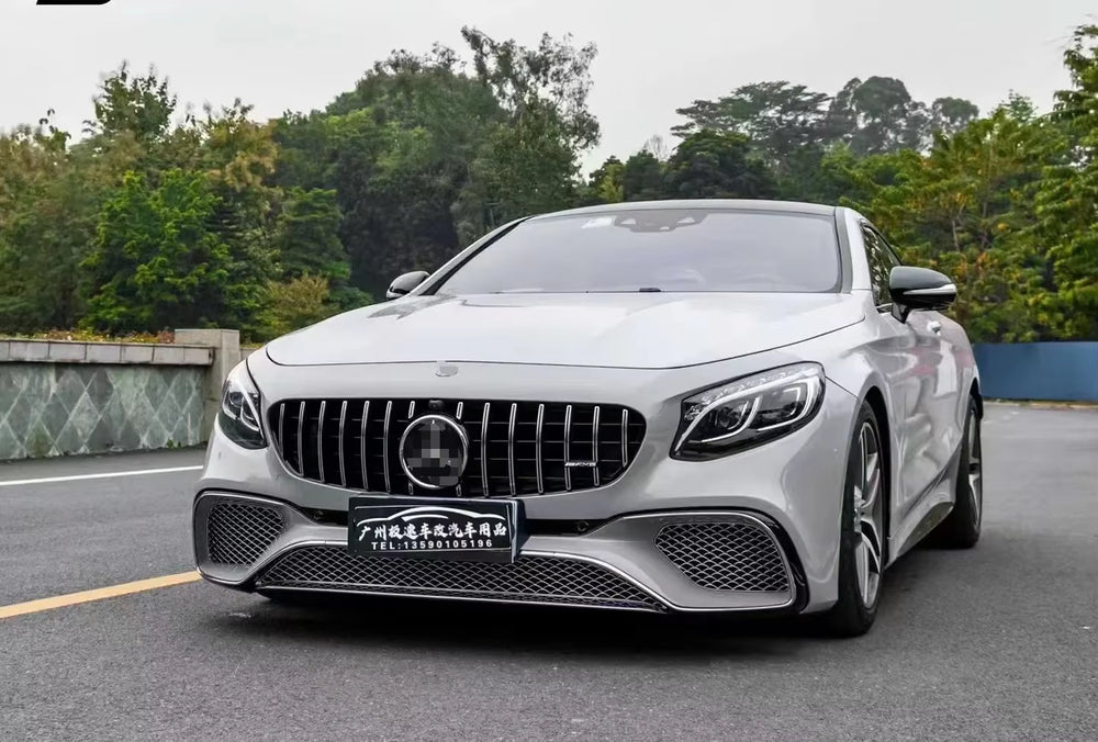 Body Kit for Mercedes-Benz S COUPE Upgrade S63/S65 Style Front and Rear Bumpers