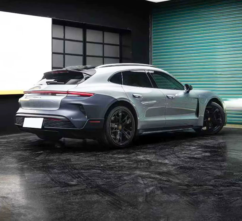 For Porsche TAYCAN Upgrade 2025 New TURBO GT Front and Rear Bumpers Made of PP Material Body Kit