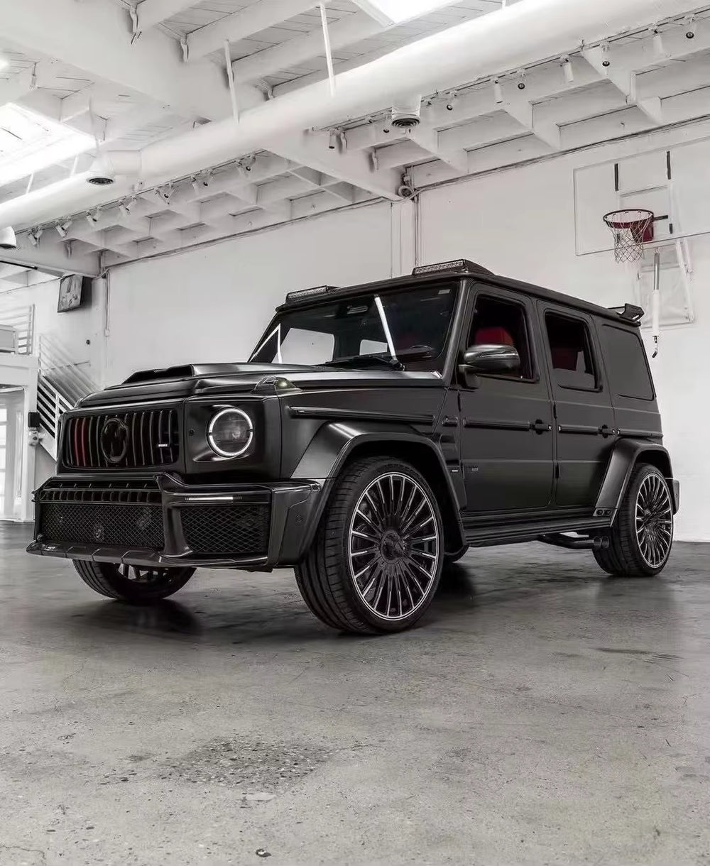 Upgrade W464 G63 Body Kit G800 Dry Carbon Fiber Bodykit for Mercedes-Benz G Class W465 G500 Hood Bumper Spoiler