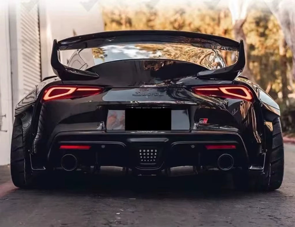For Toyota Supra A90 Carbon Fiber Spoiler Wing Diffuser Body Kit