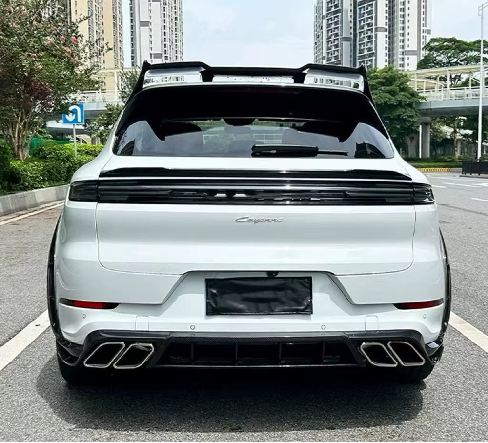 MSY Style Dry Carbon Fibrebody Kit for Porsche Cayenne 2024+ Front Lip Skirt Rear Diffuser Spoiler Hood