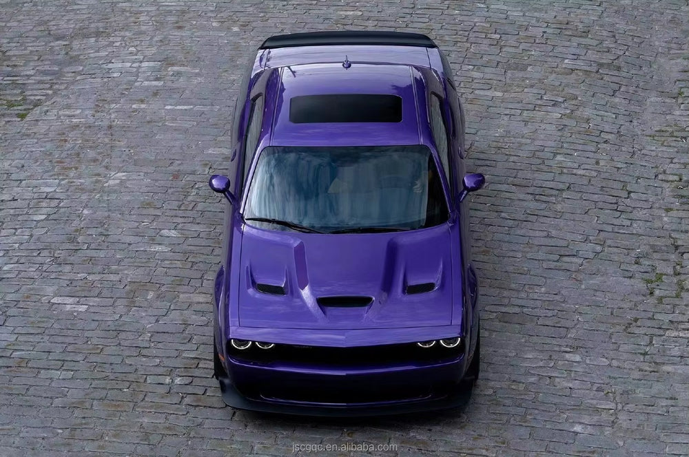 Auto Parts for Dodge Challenger Car Engine Hood Cover SRTHELLCAT Style Engine Hoods for Challenge