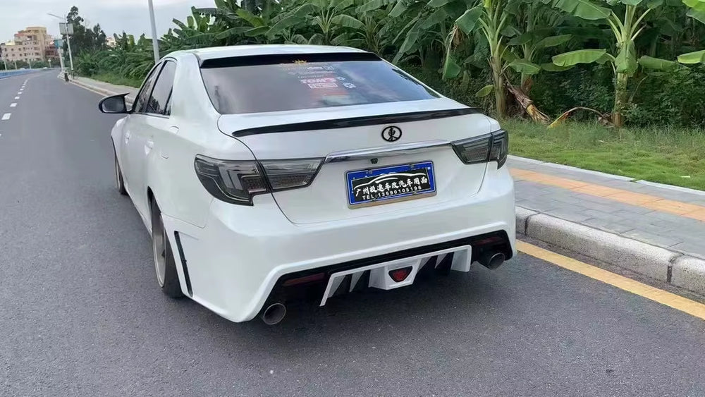 Body Kit Rear Bumper Side Skirts Car Bumpers for Toyota Reiz 2010-2016 Gs Style BODY KIT