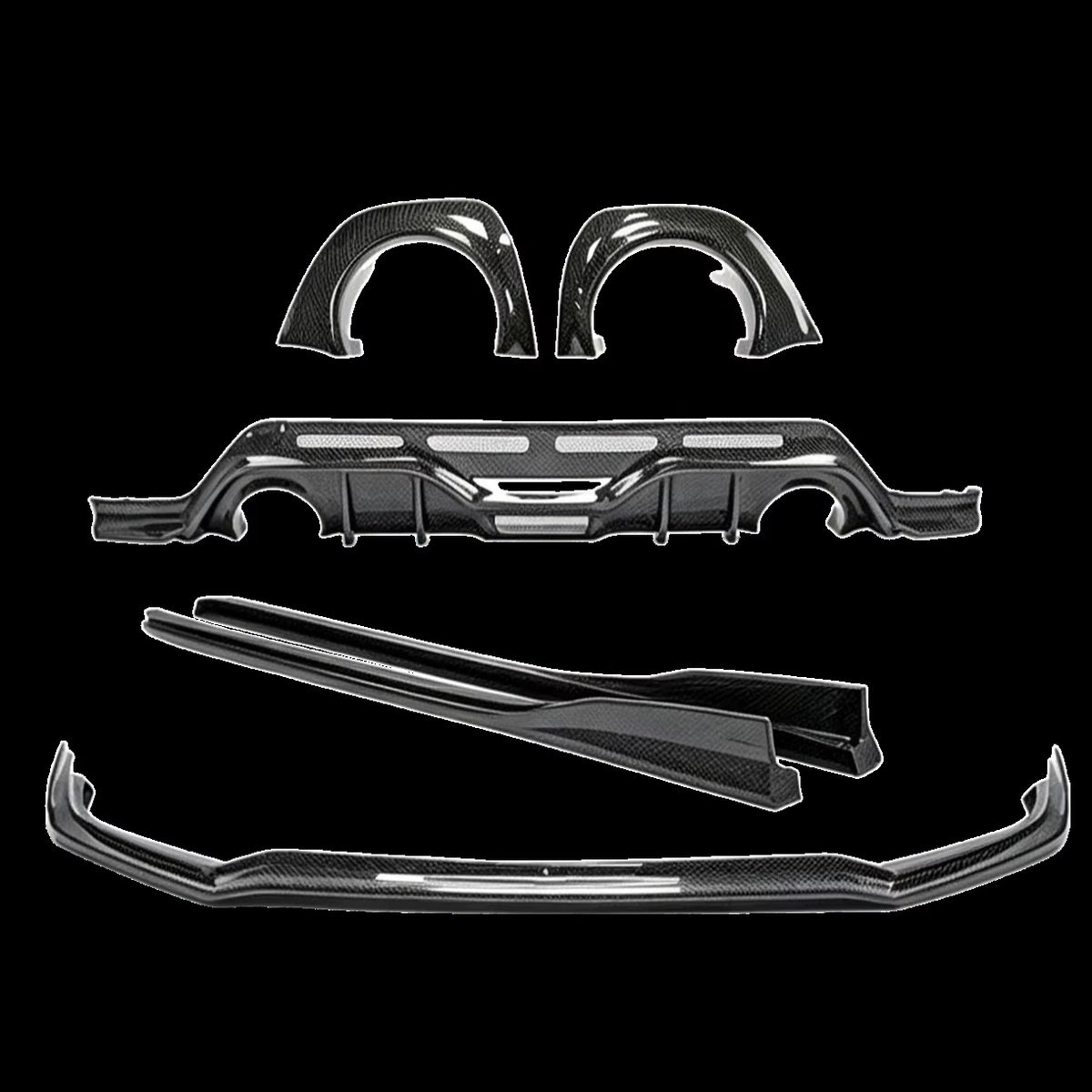 Car Part Body Kit for Toyota GR Yaris Vrs Style Front Lip Side Skirt Rear Diffuser Spoiler