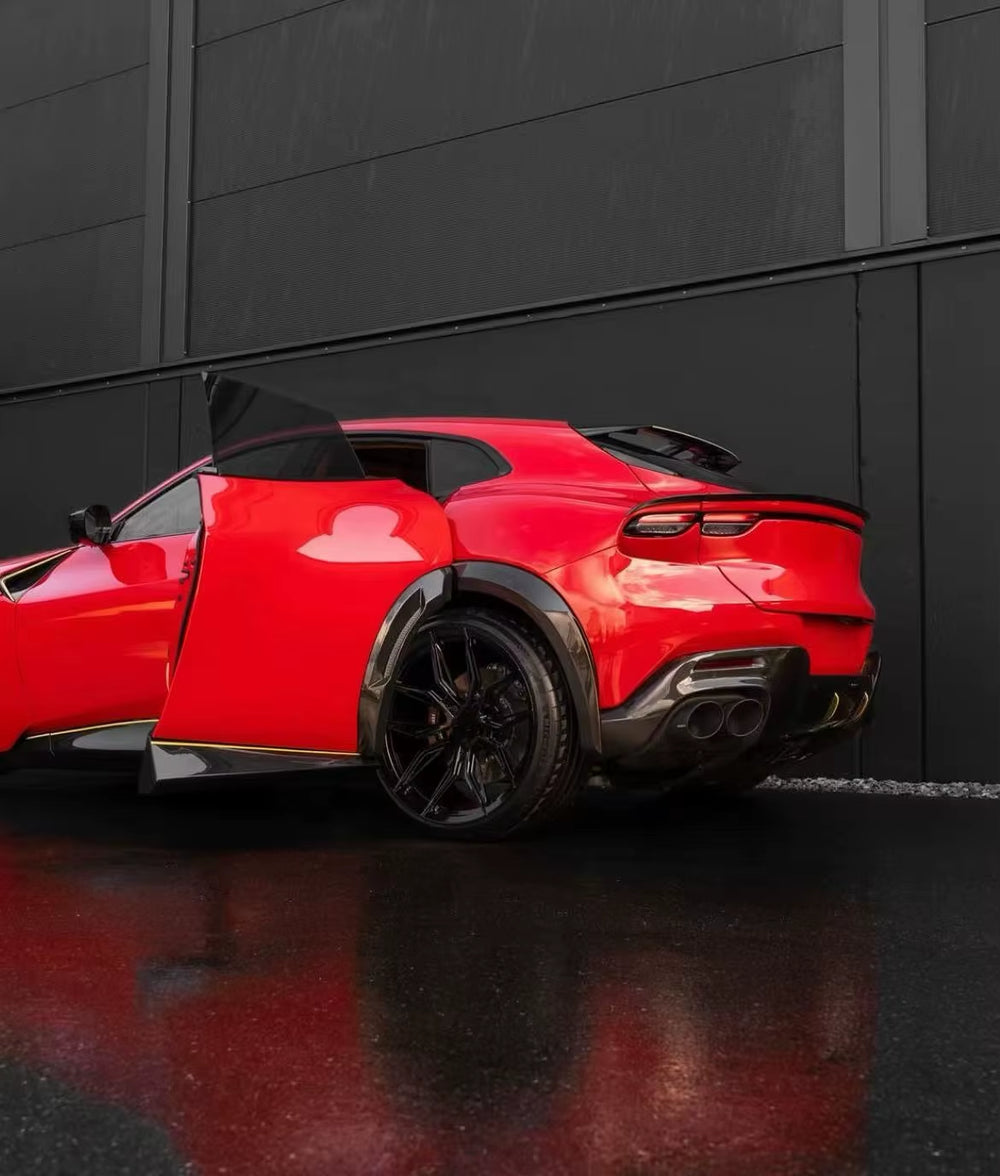 For Ferrari Purosangue Fuv N Style Dry Carbon Fiber Body Kits Auto Parts for Ferrari Purosangue