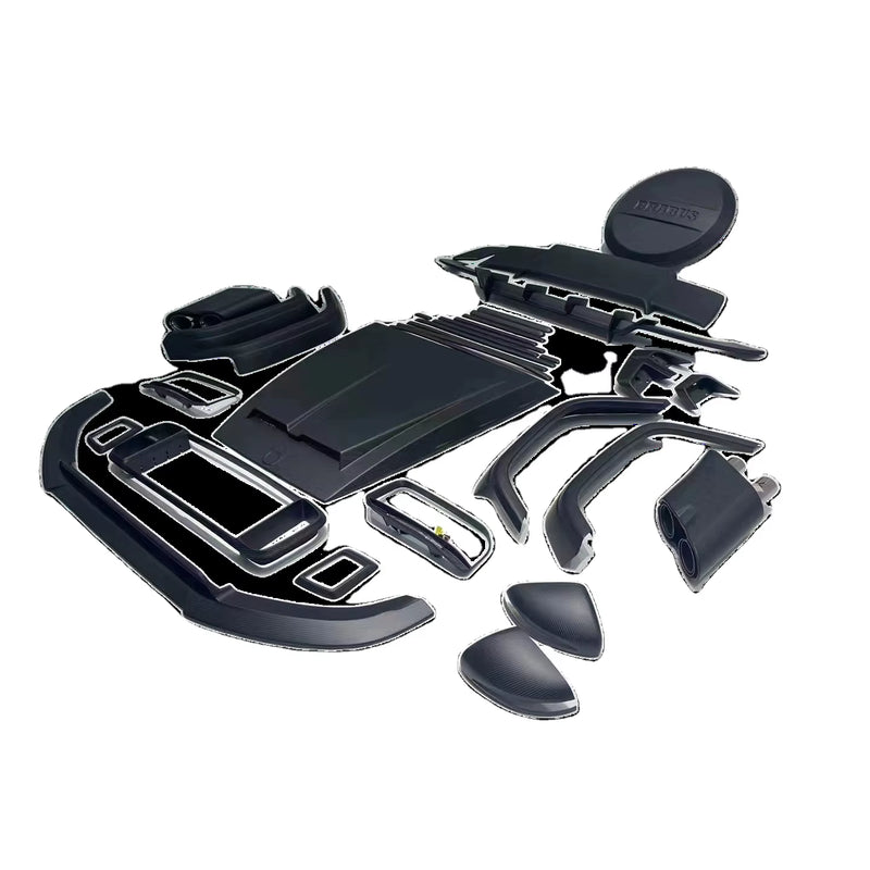 B900 Rocket Style Dry Carbon Fiber Body Kit for Mercedes-Benz G-Class G63 W464 for Car Part