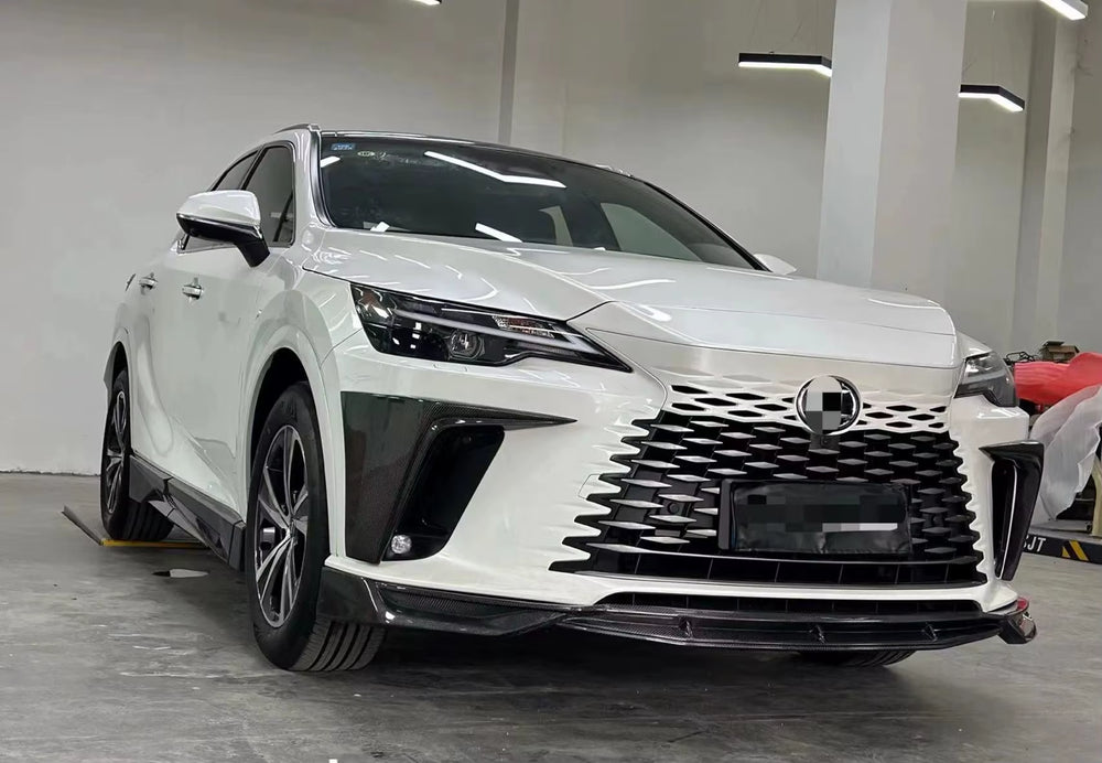 Td Style Carbon Fiber Body Kit for Lexus Rx300 2023+ Front Lip Side Skirt Rear Diffuser Tailpipe Rear Spoiler