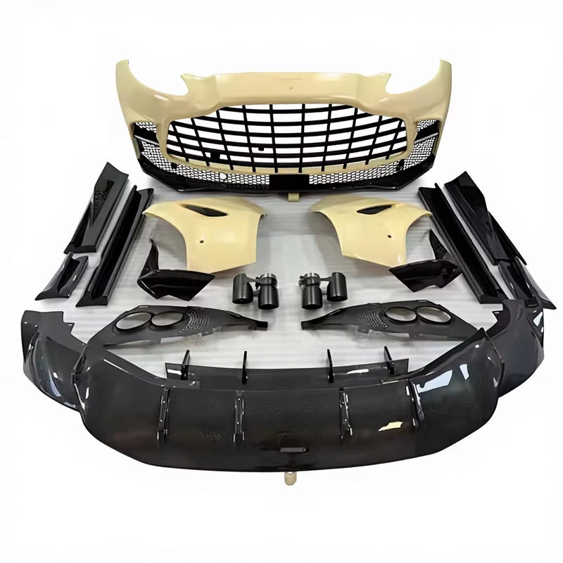 For Aston Martin DBX 2019+ Upgraded 707 Style Wide Body Kit Front Bumper Rear Diffuser Spoiler Retrofit Bodykit