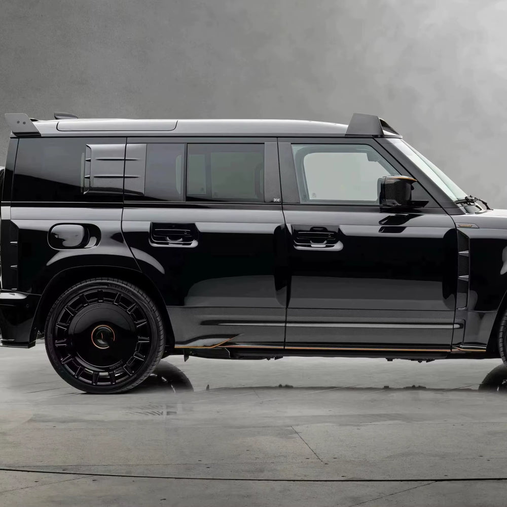 MSY Style Dry Carbon Fiber Wide Body Kit for Land Rover Defender 110 Fenders Front Bumper Rear Bumper
