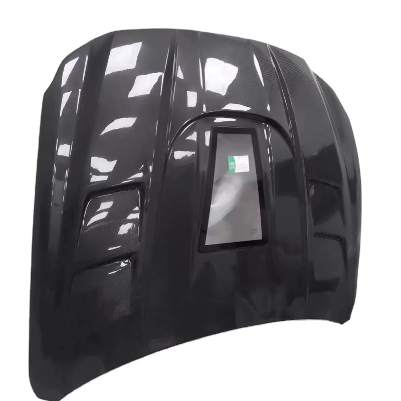 Transparent Glass Style Carbon Fiber Hood for Maserati Quattroporte 2013-2018 Body Kit