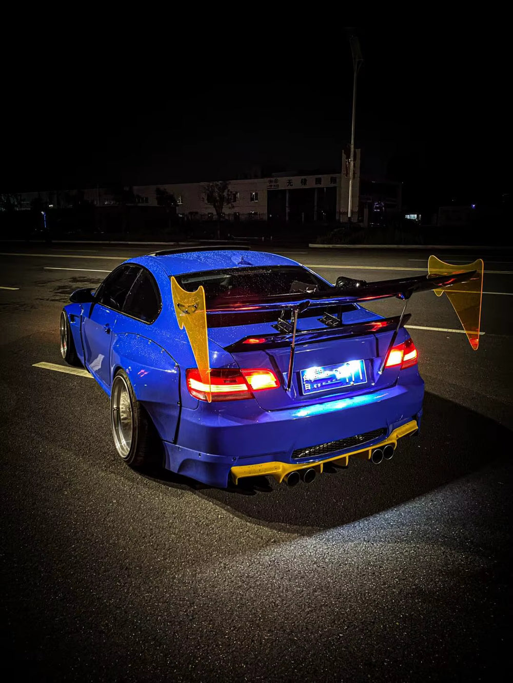 For BMW 3 Series E90 E92 E93 Rocket Style Wide-Body Kit Front Bumper Rear Bumper Spoiler Diffuser
