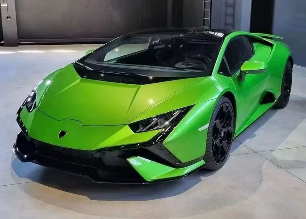 High Quality Dry Carbon Fiber for Lamborghini LP580 610 EVO Upgrade Tecnic Front Bumper Hood Body Kit