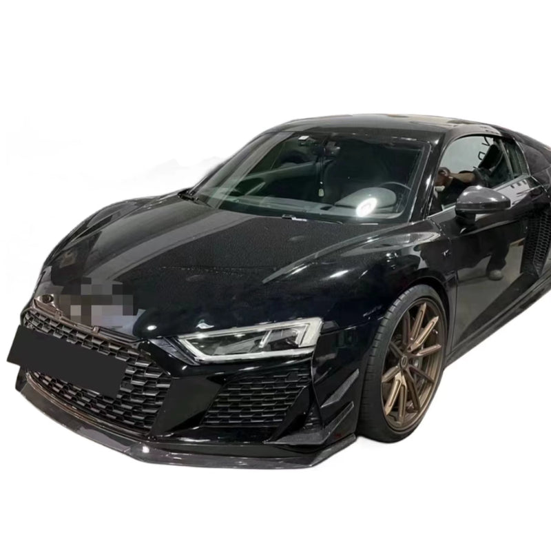 RD Style Dry Carbon Fiber for Audi R8 Body Kit 2022 New R8 Front and Rear Bumper Front Lip Spoiler Body Kit