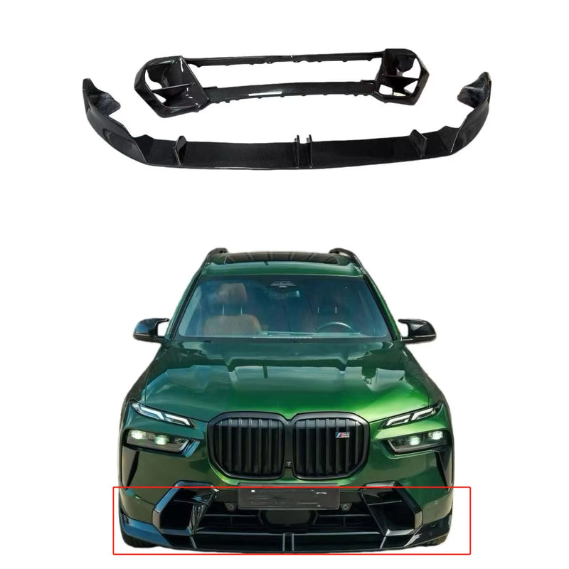 LD Style Carbon Fiber Body Kit for BMW X7 G07 Carbon Fiber Front Lip Grill Front Bumper Tuyere Body Kit