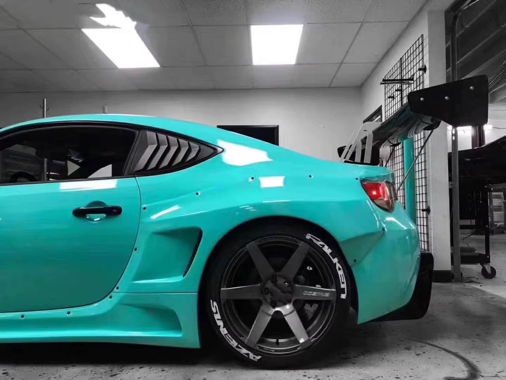 Rocket Bunny V3 Style Wide Body Kit for Toyota GT86 ZN6 ZD6 BRZ Front and Rear Bumper Side Skirts Spoiler Tuning Wide Body Kit