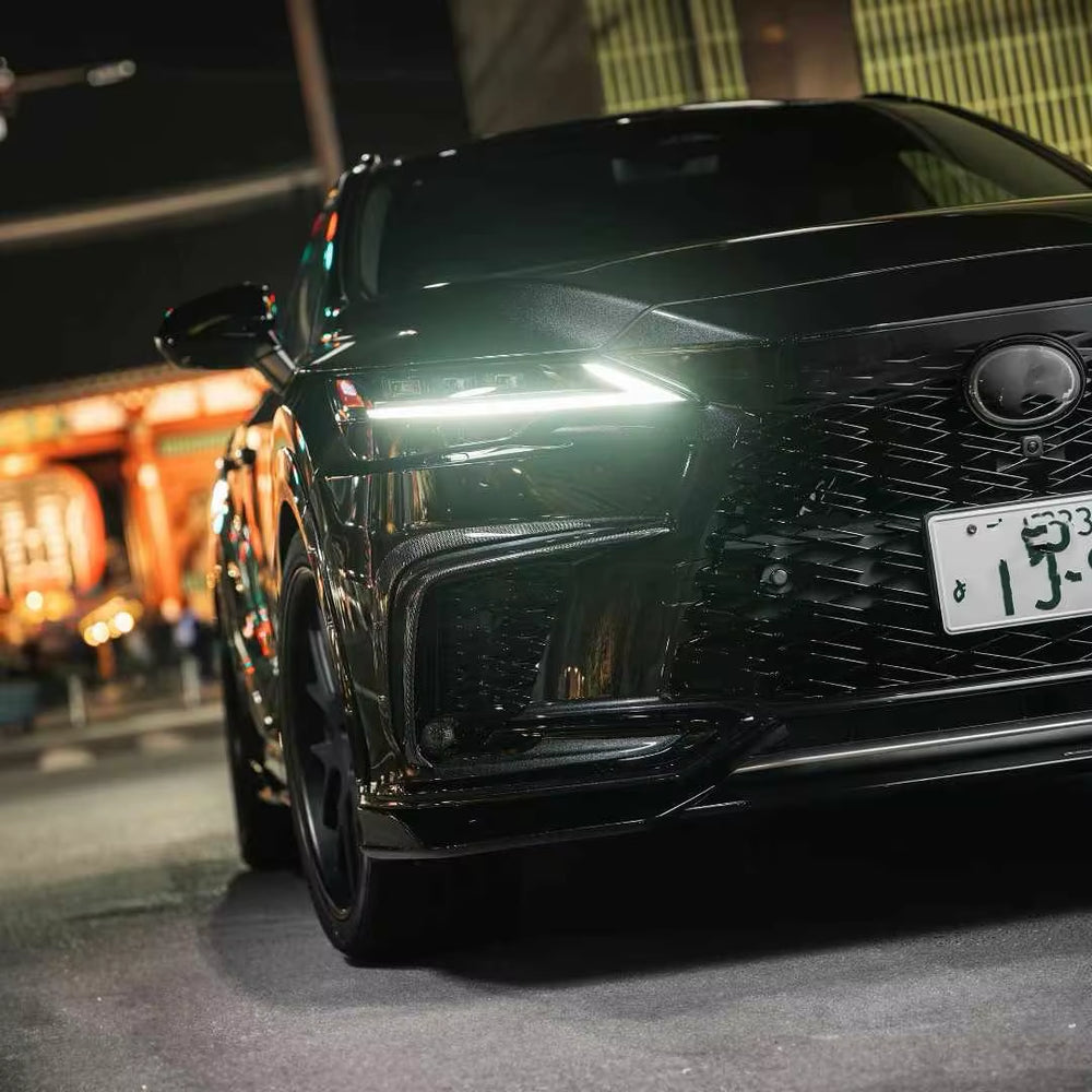 AT Style Carbon Fiber Body Kit for Lexus RX 500H 2023 Carbon Fiber Wide-Body Wheel Front Lip Side Skirt Rear Diffuser Spoiler