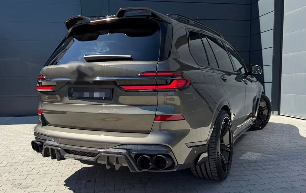 High-Quality Dry Carbon Fiber Body Kit for BMW X7 G07 Upgrade to LD Style Front Lip Side Skirt Rear Diffuser Spoiler Body Kit