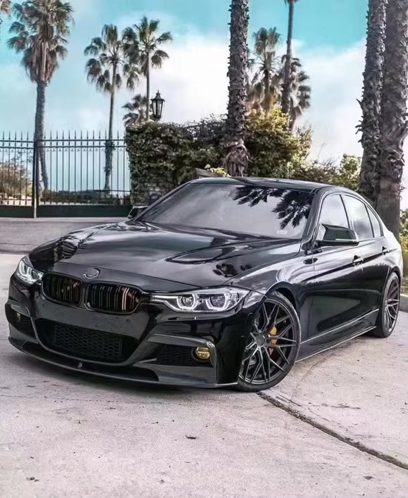 Front Bumper Lip Splitter Spoiler M Sport for Bmw F30 Front Lip 2012-2018 MP Style Carbon Fiber Body Kit