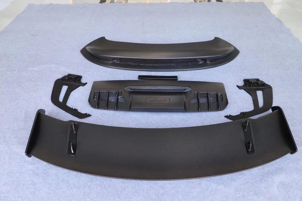 Dry Carbon Fiber Rear Wing for Porsche 911 992 Body Kit GT3 Style Dry Carbon Fiber