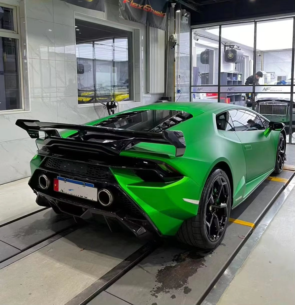 For Lamborghini Huracan Lp610 Lp580 Tecnica Style Carbon Fiber Body Kit Durable Front and Rear Bumper Spoiler Body Kit