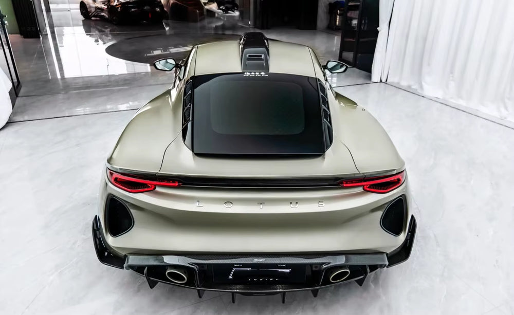 CMST Style Carbon Fiber Body Kit for Lotus Emira Carbon Fiber Front Lip Skirt Rear Diffuser Spoiler Hood Body Kit