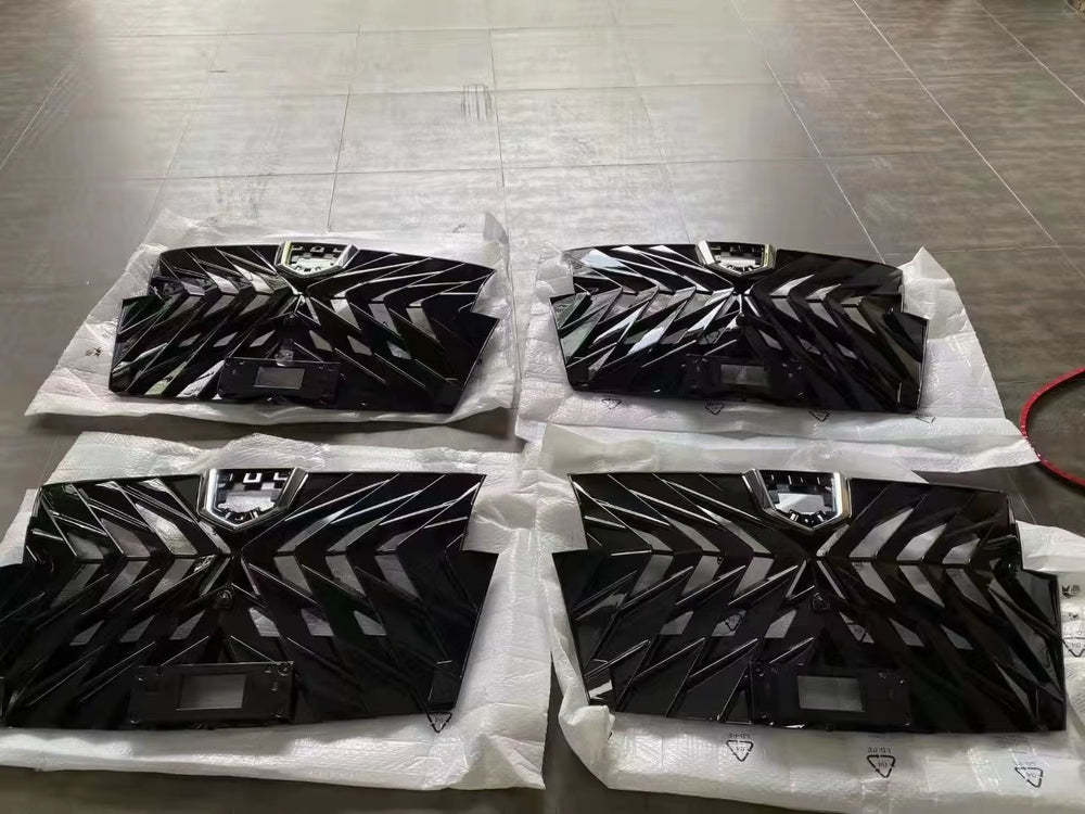 Black Style High Quality Grille for Toyota 30Agh Alphard 2018-2023 Upgrade to Darth Vader Series Grille