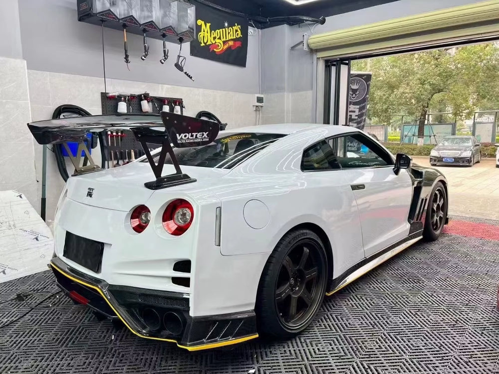 TOP SECRET Style Carbon Fiber Body Kit Front Bumper Rear Bumper for GTR R35 TOP SECRET for Body Kit