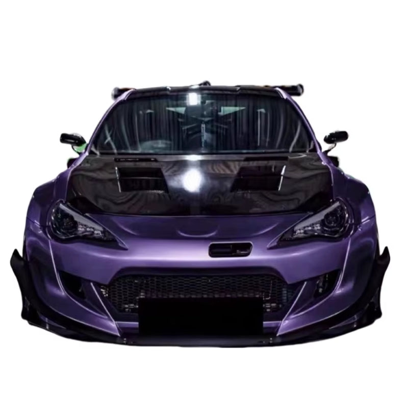 Rocket Bunny V3.5 Style Wide Body Kit for Toyota GT86 ZN6 ZD6 BRZ Upgrade Front and Rear Bumper Spoiler Wide Body Kit