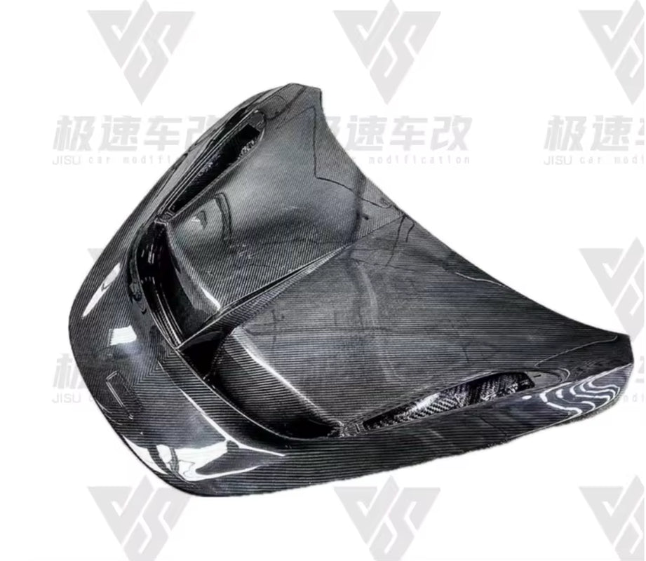 Dry Carbon Fiber Hood V Style for Mclaren 720S Engine Bonnet Cover Body Kit