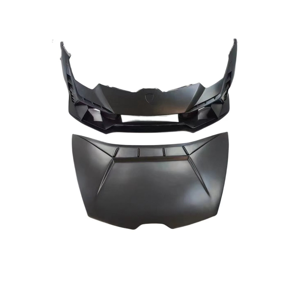 Dry Carbon Fiber Body Kit Car Bumper for Lamborghini Huracan Lp610Evo Tecnica Style Front Bumper