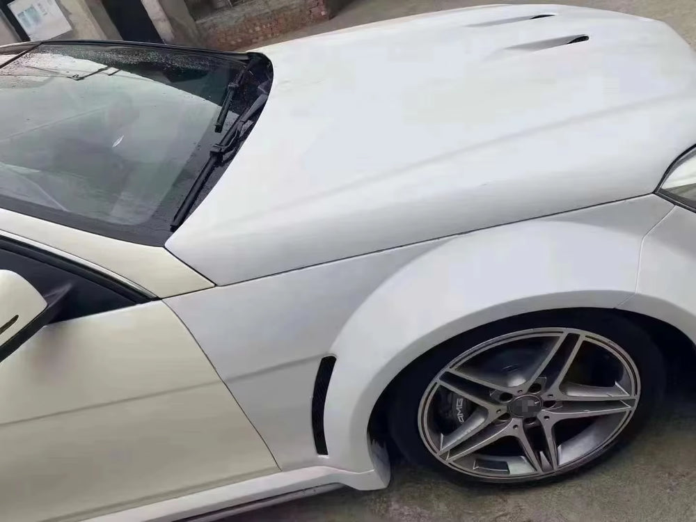 Body Kit for Mercedes C Class W204 2008-2014 BS Style with Front Fenders Side Skirts Bumpers Spoiler