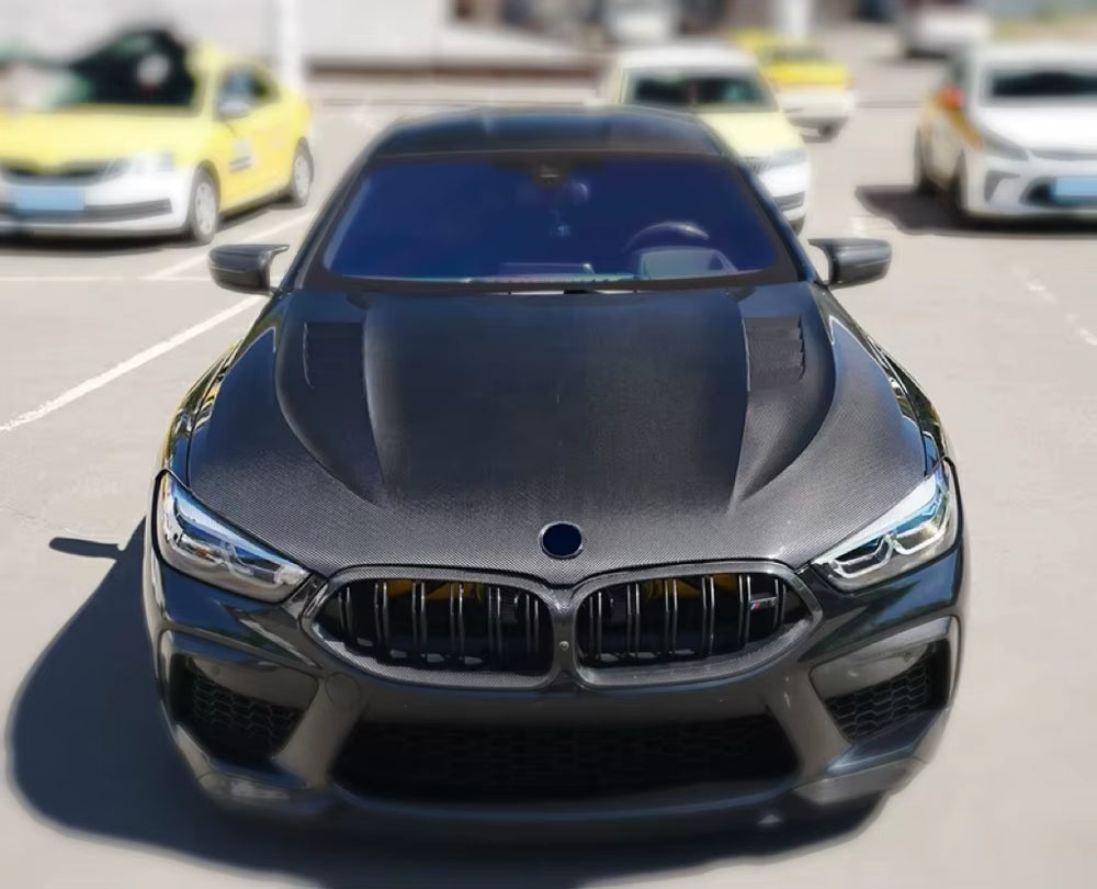 Dry Carbon Fiber Hood for BMW 8 Series M8 Hood High Quality Perfect Fit Body Kits for Bmw 8 Series M8 Hood