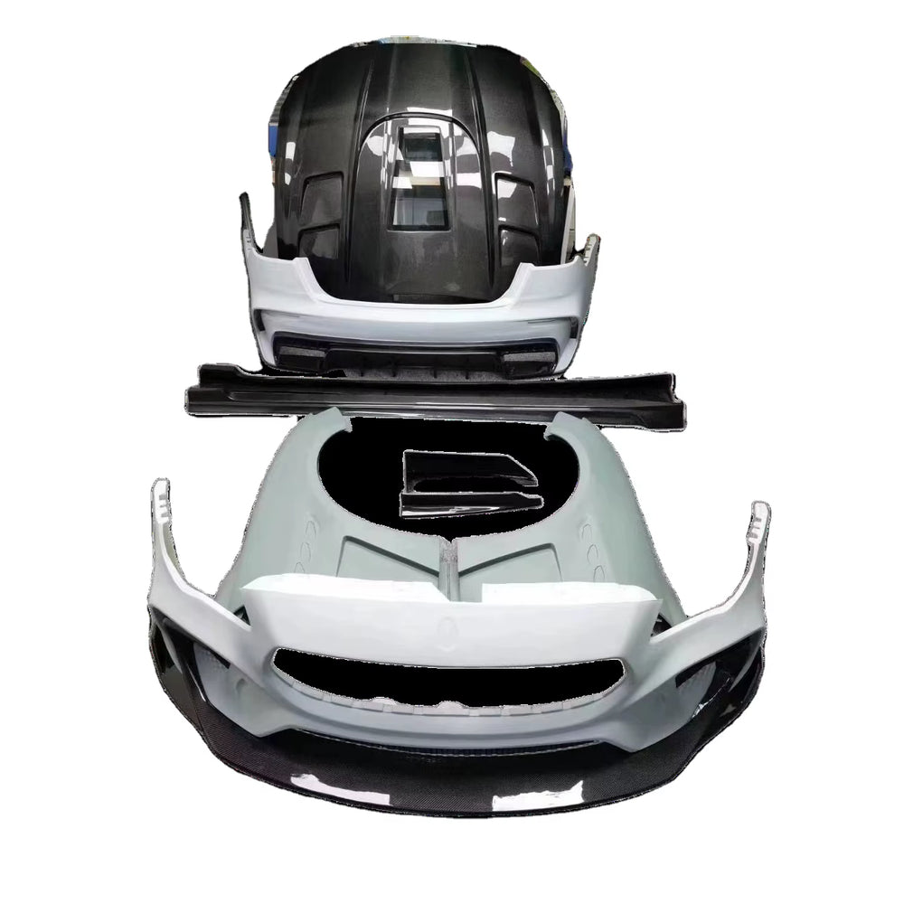 TOP Style Body Kit for Maserati Quattroporte Front and Rear Bumpers Rear Diffuser Spoiler Hood Bodykit