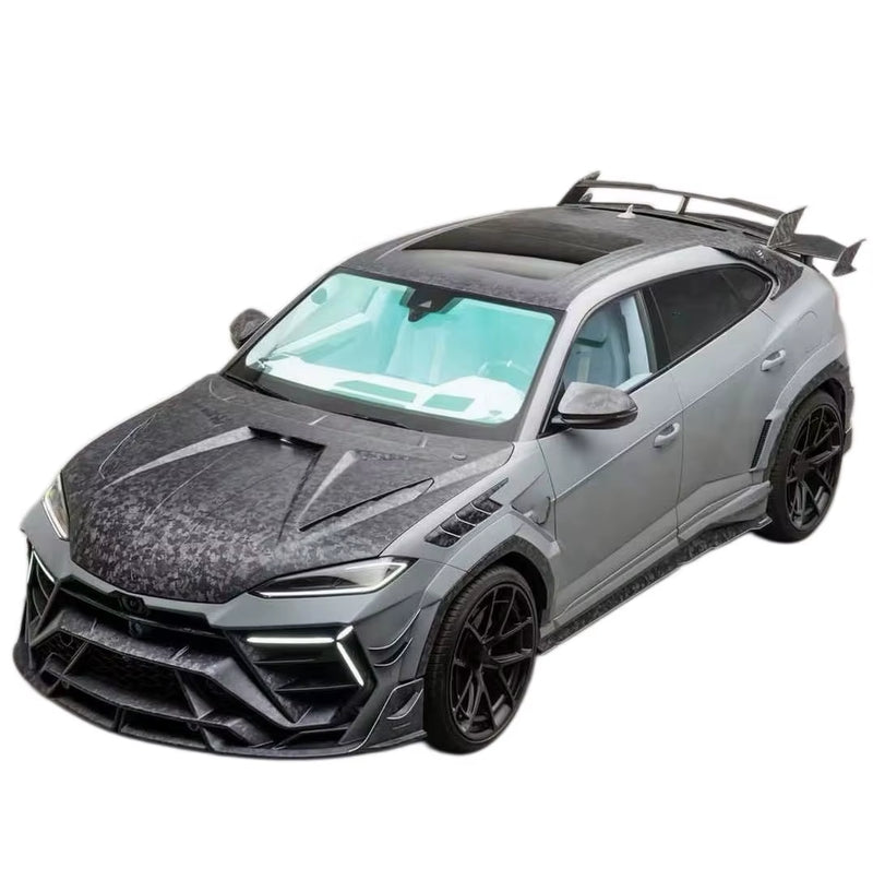 Auto Parts for Lamborghini Urus Se 2024-2026 Dry Carbon Fiber Body Kit Bumper Hood Front Lip Side Skirt Diffuser URUS SE Upgrade