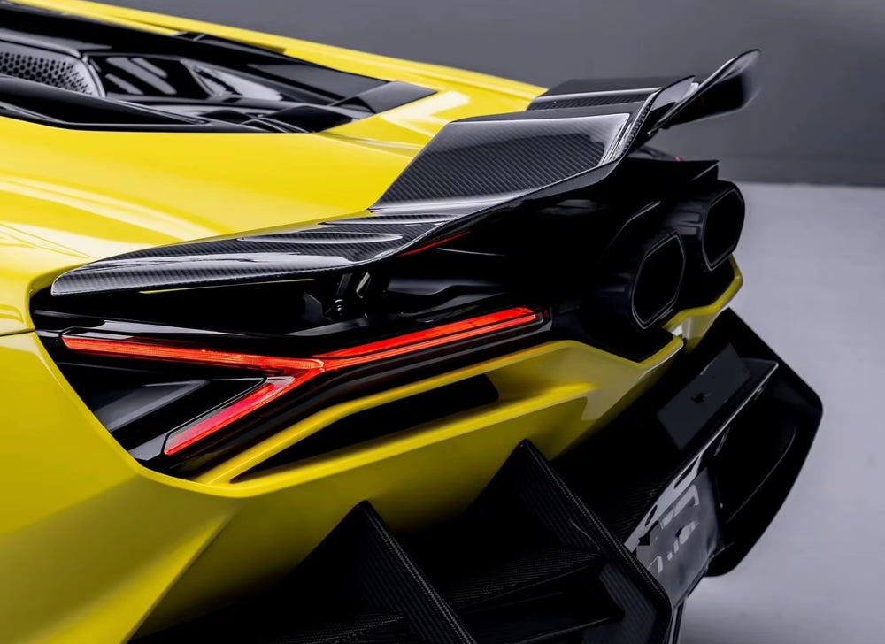 For Lamborghini Revuelto Upgrade MSY Dry Carbon Fiber Front Lip Skirt Rear Diffuser Spoiler Hood Body Kit