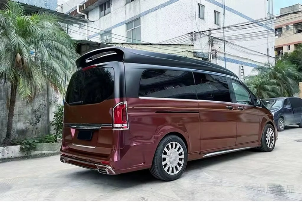 Upgrade 2021 Maybach Body Kit for Mercedes-Benz V Class VITO W446 W447 V260 Facelift Front Rear Bumper Hood