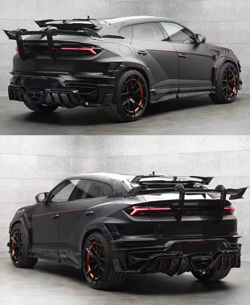 For Lamborghini URUS SE Msy-Style Dry Carbon Fiber Front Bumper Rear Bumper Side Skirts Spoiler Hood Wide-Body Body Kit