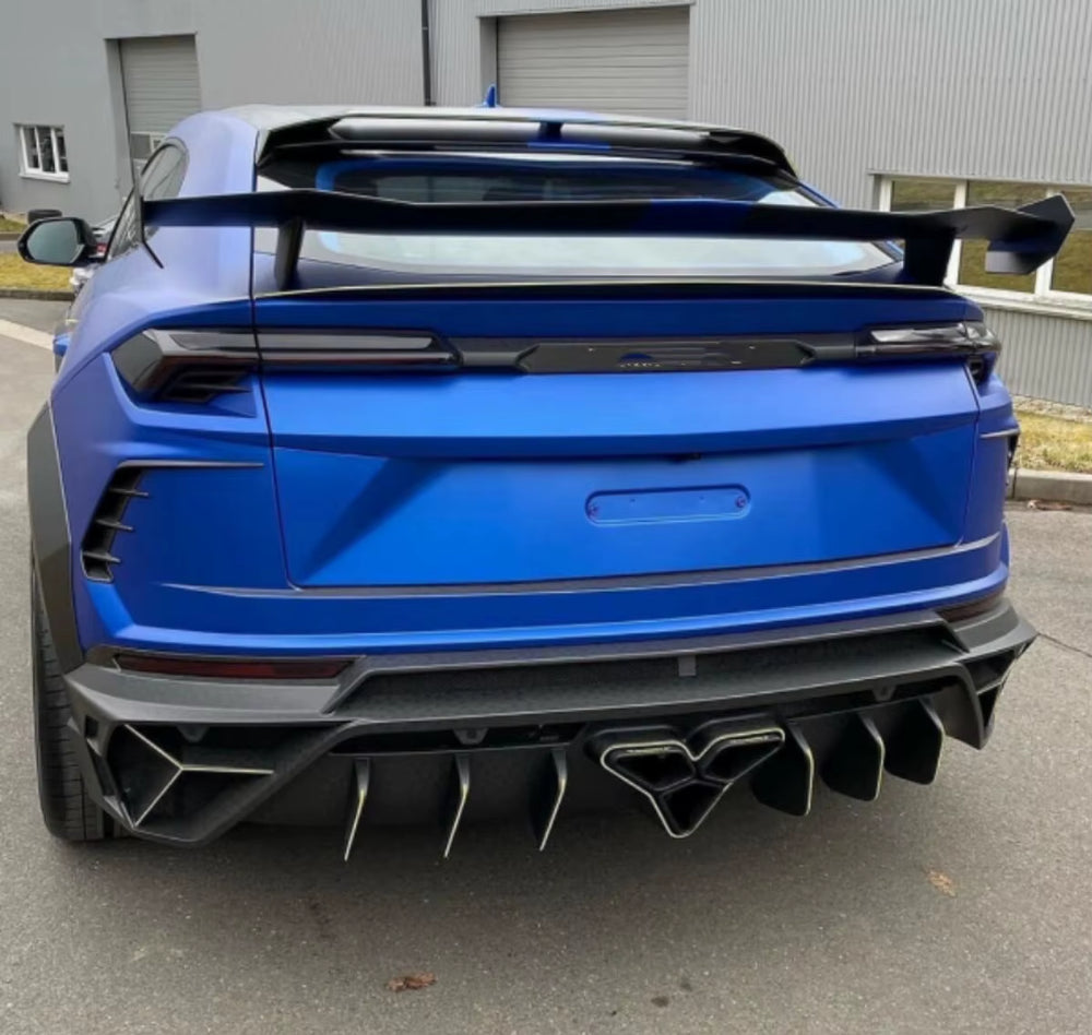 Car Exterior Accessories Tail Wing MSY Style Carbon Fiber Rear Trunk Spoiler for Lamborghini URUS Rear Spoiler