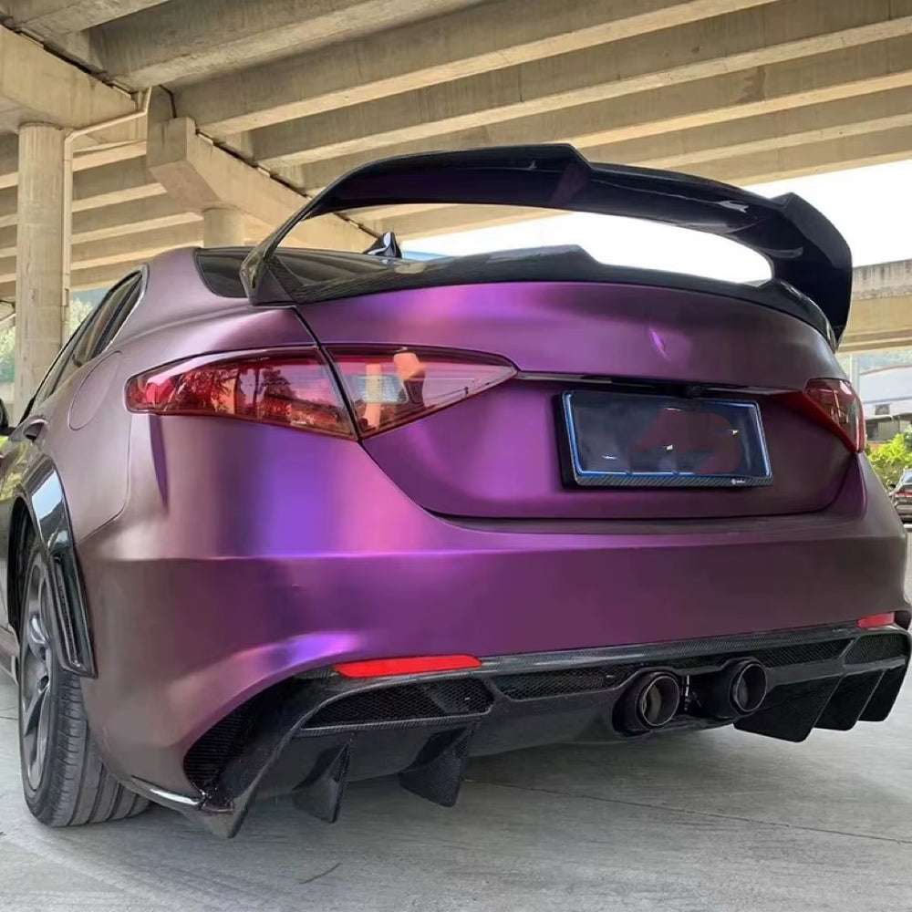 GTAM Style Body Kit for Alfa Romeo Giulia Front Rear Bumper Rear Diffuser Side Skirt Body Kit