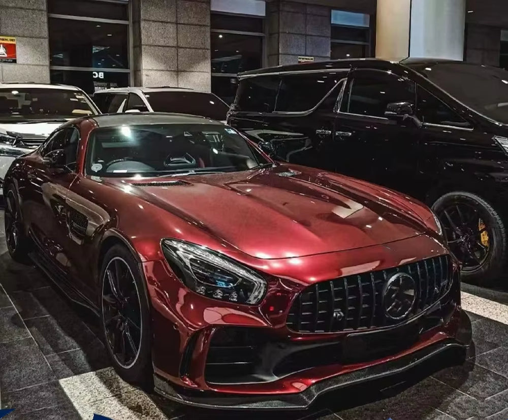 For Mercedes-Benz Amg Gtr Carbon Fiber Front Lip Separator Air Knife